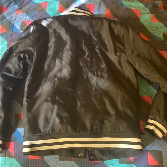 UNIF “Going Down” Varsity Satin Jacket XS rare - Picture 6 of 8